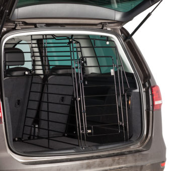 Petboda Hunde-Auto-Barriere für SUV, Kofferraum, faltbar, verstellbar,  Trennwand und Gepäckgitter, um Hunde im Rücken zu halten (Patentdesign)