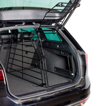 Gepäckraumgitter Hundegitter Kofferraum Schutz Auto SUV Universal  Teleskopstange